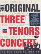 CARRERAS/DOMINGO/PAVAROTTI: Originální Koncert 1990/Deluxe Edition (2x DVD) - DVD - Hudební DVD