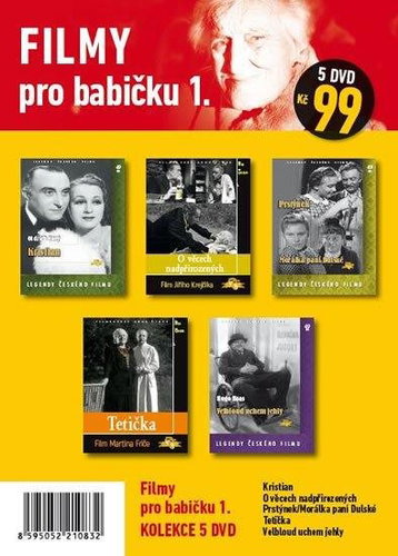 Filmy pro babičku 1. /papírové pošetky/ (5DVD) - DVD - Film na DVD - Hlavní obrázek