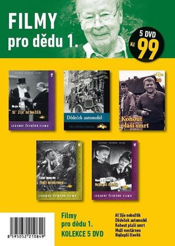 Filmy pro dědu 1. /papírové pošetky/ (5DVD) - DVD - Film na DVD - Main image