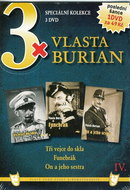 3x Vlasta Burian IV: Three Eggs in the Glass, Funebrák, He and His Sister /paper sleeves/ (3DVD) - D - DVD Film