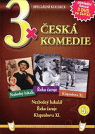 3x Czech Comedy 5: The Naughty Bachelor, The River Enchants, Klapzub's XI. /(3DVD) - DVD - DVD Film