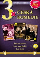 3x Česká komedie 10: Kam čert nemůže, Mezi námi zloději, Král Králů /papírové pošetky/ - DVD - Film na DVD