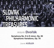 Dvořák Antonín: Treasures of the Slovak Philharmonic: Dvořák - Symphony No. 9 &amp; Symphonic Variat - Music CD