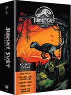 Kolekce JURSKÝ SVĚT: Jurský park 1-3 + Jurský svět 1-2 (5DVD) - DVD - Film na DVD