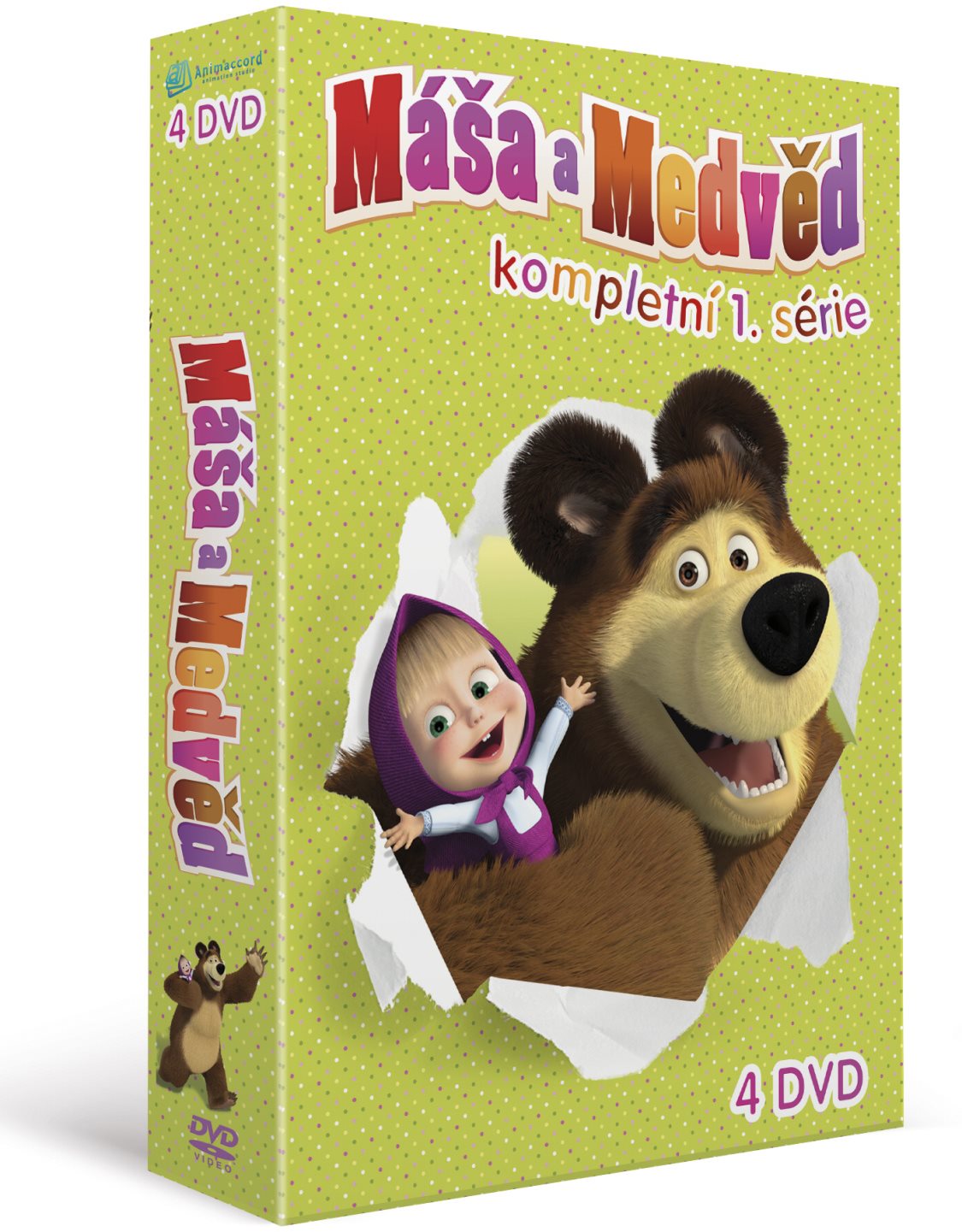 Masha and the Bear 1 4 Collection 4DVD DVD DVD Film Alza.cz