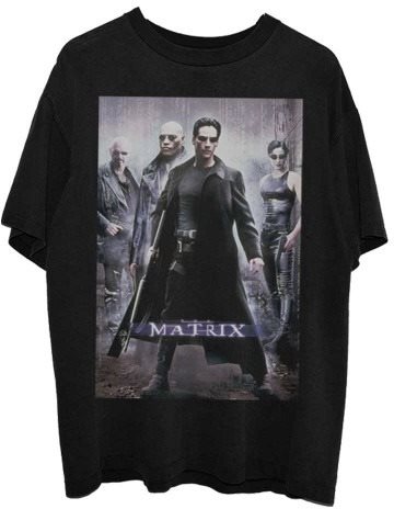 Matrix - Original Cover unisex černé, velikost L - Tričko - Main image