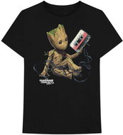 Guardians of the Galaxy - Groot with Tape unisex black - size S - T-Shirt