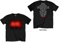 AC/DC - Dark Stage/Tracklist - velikost L - Tričko