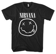 Nirvana - White Smiley - size M - T-Shirt