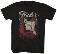 Fender - Distressed Guitar - velikost M - Tričko