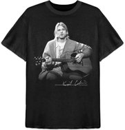 Cobain Kurt - Guitar Live Photo - size M - T-Shirt