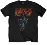 Kiss - Neon Band - velikost S - T-Shirt