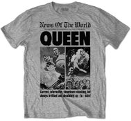 Queen - News of the World 40th Front Page - size S - T-Shirt