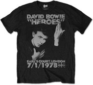 Bowie David - Heroes Earls Court - velikost  XL - Tričko