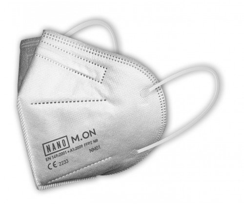 NANO M. ON Disposable Nanofibre Respirator FFP2 NR White 25 pcs - Respirator - Main image