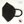 Nanofiber Respirator FFP2 NR Black 5 pcs