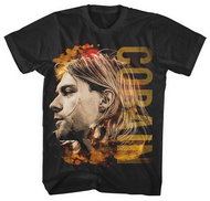 Cobain Kurt - Coloured Side View - tričko L - Tričko