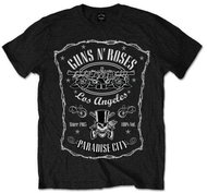 Guns N Roses - Paradise City Label - tričko L - Tričko
