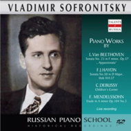 Sofronitsky Vladimir: Piano Works by Beethoven, Haydn, Mendelssohn, Debussy - CD - Music CD