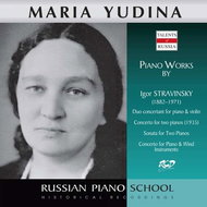 Yudina Maria: Piano Works by Stravinsky - CD - Music CD