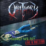 Obituary: Slowly We Rot - Live And Rotting - LP - LP vinyl