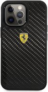 Ferrari Real Carbon Back Cover für Apple iPhone 13 Pro Schwarz - Handyhülle