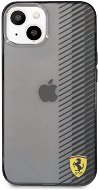 Ferrari Gradient Transparent Back Cover for Apple iPhone 13 Black - Phone Cover