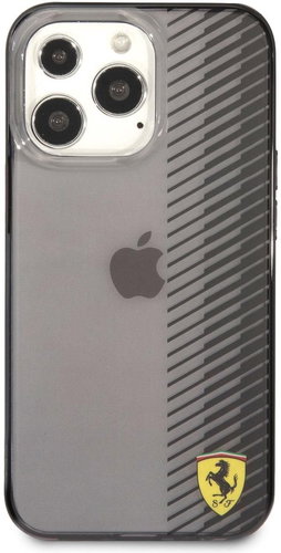Ferrari Gradient Transparent Back Cover for Apple iPhone 13 Pro Max Black - Phone Cover - Main image