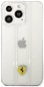 Ferrari PC/TPU 3D Stripes Back Cover for Apple iPhone 13 Pro Max Transparent - Phone Cover