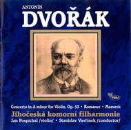 Jihočeská komorní filharmonie: Koncert A moll pro housle, Op.53, Romance, Mazurek - CD - Hudební CD