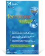 Ferrotone with vitamin C 100% natural source of iron sachets 14 × 20 ml - Iron