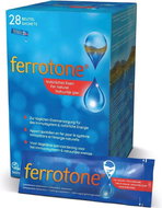 Ferrotone 100% natural source of iron sachets 28 × 20 ml - Iron