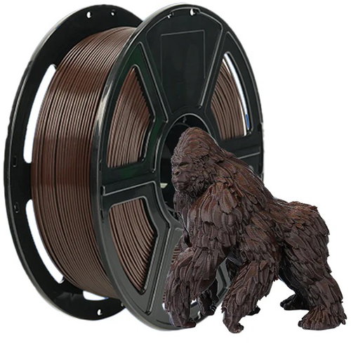 Flashforge Hyper PLA 1,75mm 1kg Chocolate Brown - Filament - Main image