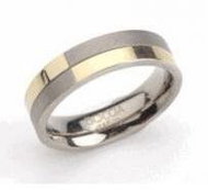 Titanium wedding ring BOCCIA 0101-10 - Ring