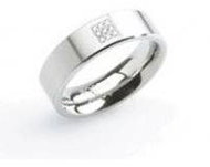 Titanium Wedding Ring BOCCIA with Diamonds 0101-13 - Ring