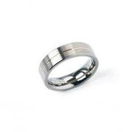 Titanium wedding ring BOCCIA 0101-21 - Ring