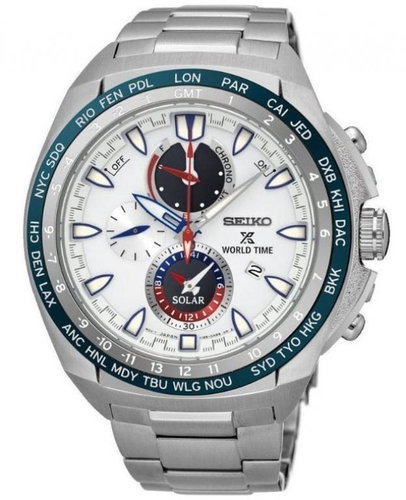 SEIKO Prospex Sea Solar World Time SSC485P1 - Men's Watch - Main image