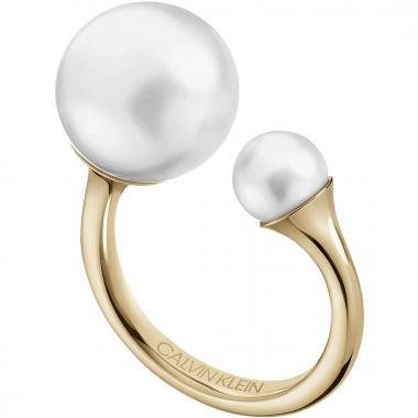 CALVIN KLEIN Jazzy, gold plated KJCEJR14010 - Ring - Main image