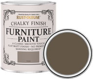 Rust-Oleum Chalky Finish Furniture Paint Brown, RO.14005.HU.0.75 - Solid Wood Paint