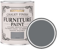 Rust-Oleum Chalky Finish Furniture Paint, grey, RO.14011.HU.0.125 - Solid Wood Paint