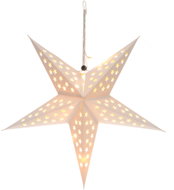 Finnlumor Paper LED star 43 cm, battery operated, white - Christmas Decoration
