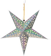 Finnlumor Paper LED star 43 cm, battery operated, silver - Christmas Decoration