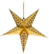 Finnlumor Paper LED star 43 cm, battery operated, gold - Christmas Decoration