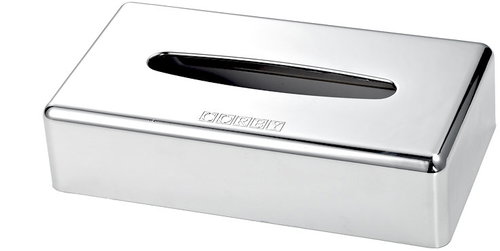 Fired Up Corporation Corby Devon Rectangular tissue box, chrome - Tissue Box - Main image
