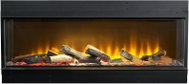Fired Up Corporation Acantha Aspire 100 – Plně vestavný elektrický krb do mediální stěny - Electric Fireplace