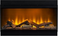 Fired Up Corporation Acantha Aspire 75 – Plně vestavný elektrický krb do mediální stěny - Electric Fireplace