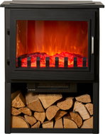Fired Up Corporation Sureflame Marlow – Třístranná elektrická krbová kamna s úložným prostorem na po - Electric Fireplace