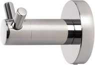Fired Up Corporation Double clothes hook Corby Harrogate, polished steel - Coat Hanger