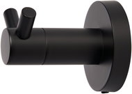 Fired Up Corporation Double clothes hook Corby Harrogate, black - Coat Hanger