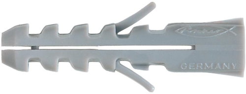 fischer S 12 plastic dowel for solid building materials (25pcs) - Anchors - Main image